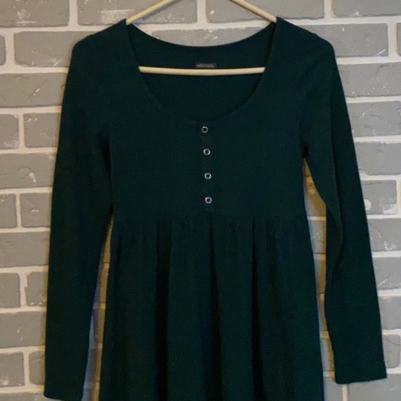 Wild Fable Long Sleeve Waffle Babydoll Dress - Picture 4 of 8